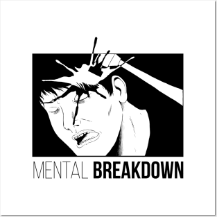 Mental Breakdown - Inverse Posters and Art